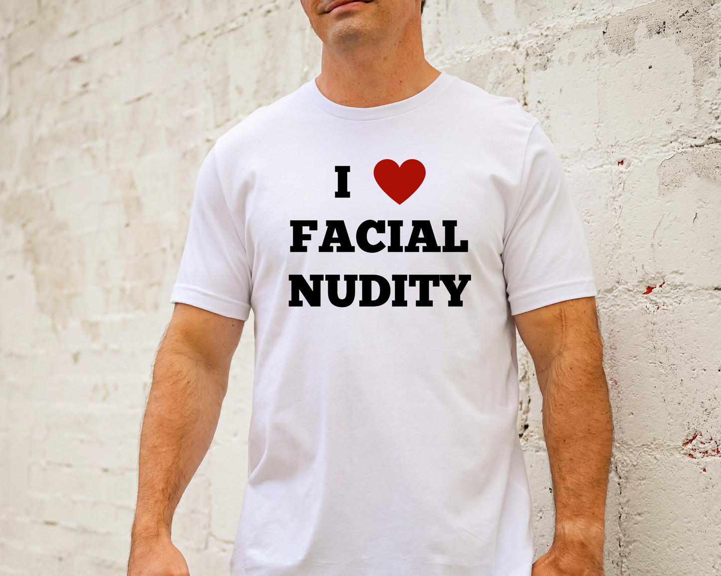 i love facial nudity shirt