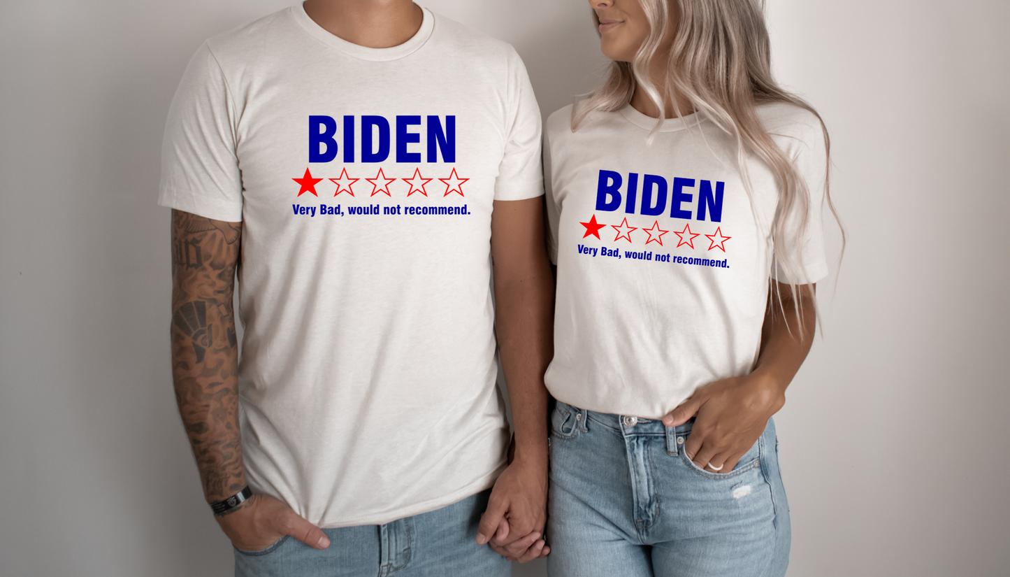 biden very bad would not recommend